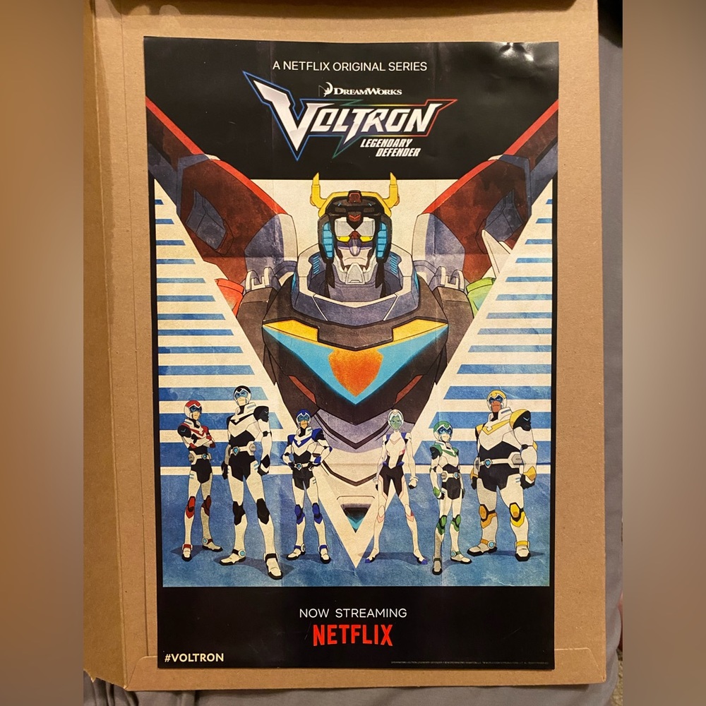 Big original netflix voltron poster